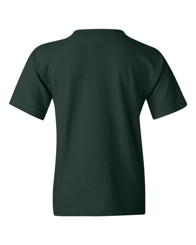 Gildan 5000B - Youth Heavy Cotton™ T-Shirt - Forest Green - Back