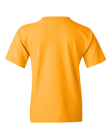 Gildan 5000B - Youth Heavy Cotton™ T-Shirt - Gold - Back