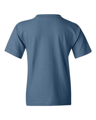 Gildan 5000B - Youth Heavy Cotton™ T-Shirt - Indigo Blue - Back