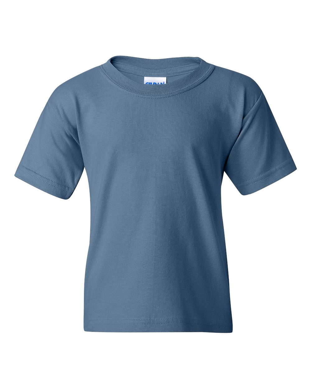 Gildan 5000B - Youth Heavy Cotton™ T-Shirt - Indigo Blue - Front