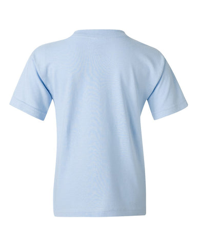 Gildan 5000B - Youth Heavy Cotton™ T-Shirt - Light Blue - Back
