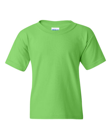 Gildan 5000B - Youth Heavy Cotton™ T-Shirt - Lime - Front
