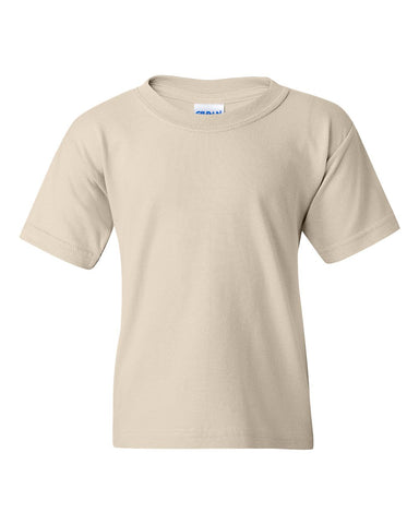 Gildan 5000B - Youth Heavy Cotton™ T-Shirt - Natural - Front