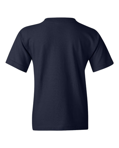 Gildan 5000B - Youth Heavy Cotton™ T-Shirt - Navy - Back
