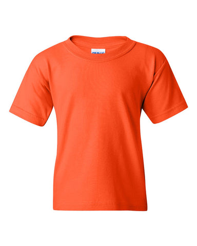 Gildan 5000B - Youth Heavy Cotton™ T-Shirt - Orange - Front