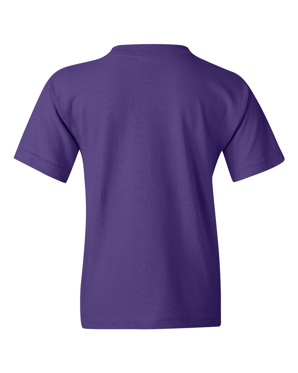 Gildan 5000B - Youth Heavy Cotton™ T-Shirt - Purple - Back
