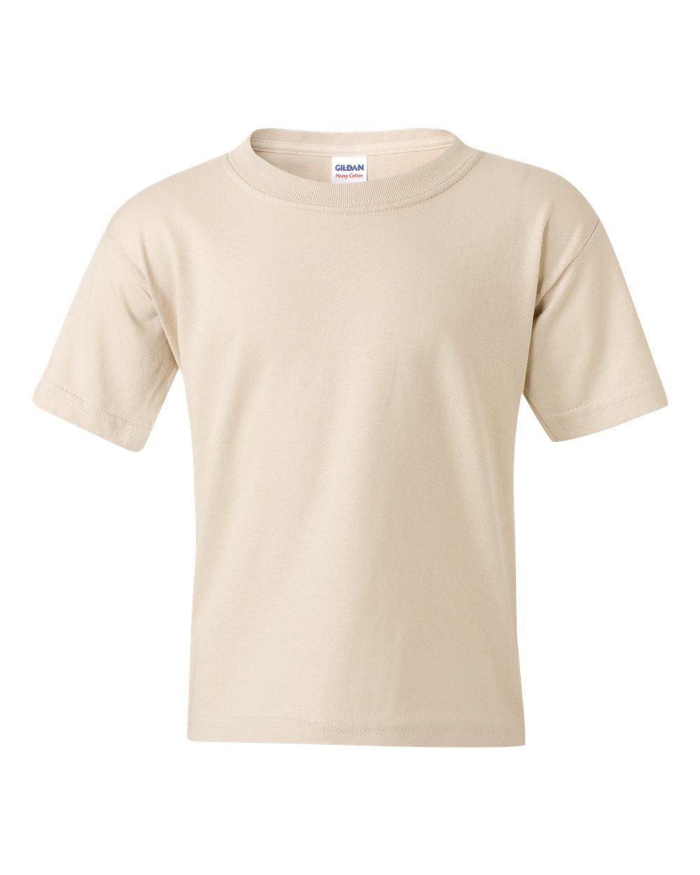 Gildan 5000B - Youth Heavy Cotton™ T-Shirt - Sand - Front