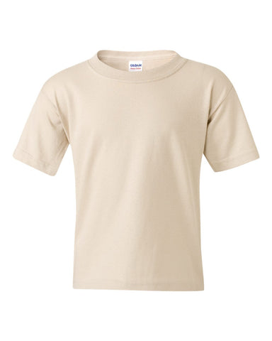 Gildan 5000B - Youth Heavy Cotton™ T-Shirt - Sand - Front