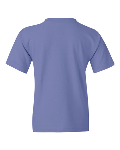 Gildan 5000B - Youth Heavy Cotton™ T-Shirt - Violet - Back