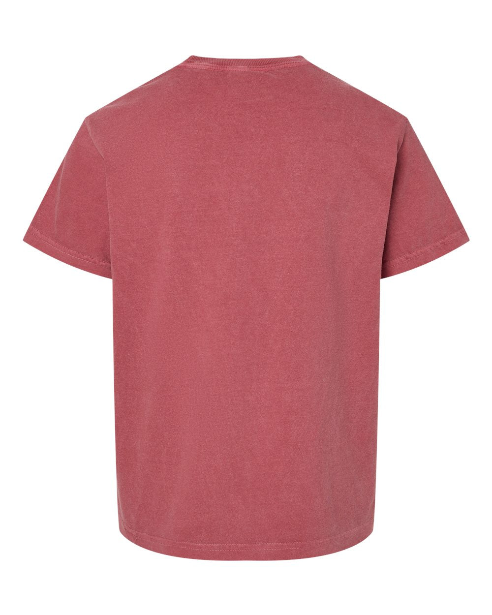 Comfort Colors 9018 - Youth Garment-Dyed Heavyweight T-Shirt - Crimson - Back