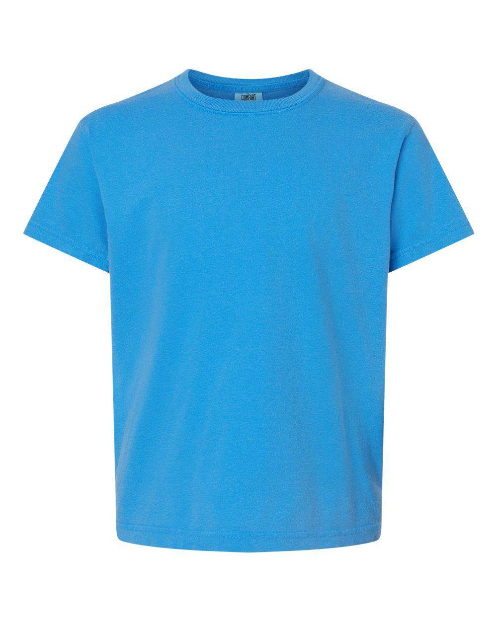 Comfort Colors 9018 - Youth Garment-Dyed Heavyweight T-Shirt - Royal Caribe - Front