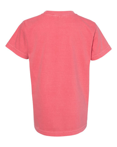 Comfort Colors 9018 - Youth Garment-Dyed Heavyweight T-Shirt - Watermelon - Back