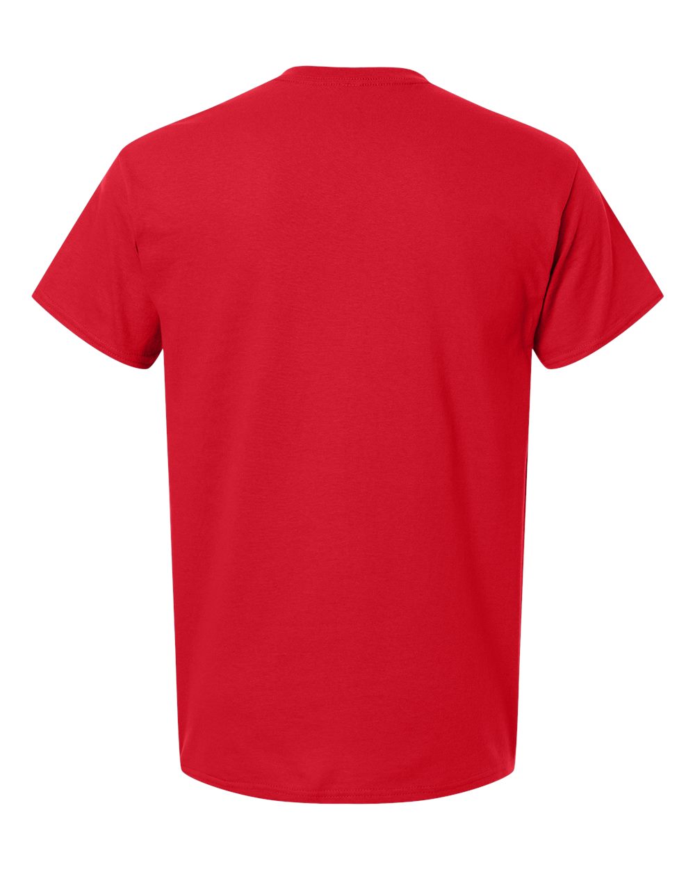 Gildan 5000 - Unisex Heavy Cotton™ T-Shirt - Red - Back