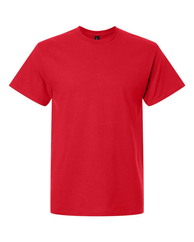 Gildan 5000 - Unisex Heavy Cotton™ T-Shirt - Red - Front