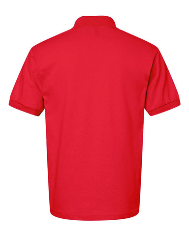 Gildan 8800 - Unisex DryBlend® Jersey Polo - Red - Back