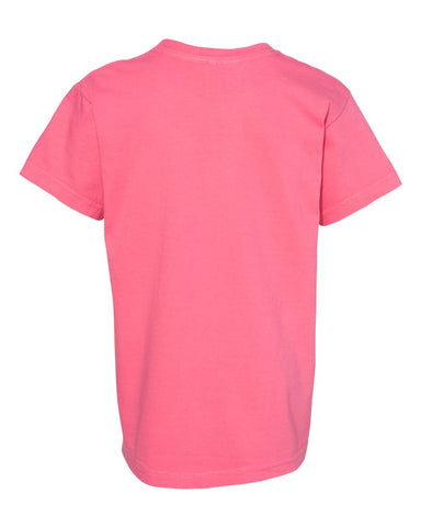 Comfort Colors 9018 - Youth Garment-Dyed Heavyweight T-Shirt - Crunchberry - Back