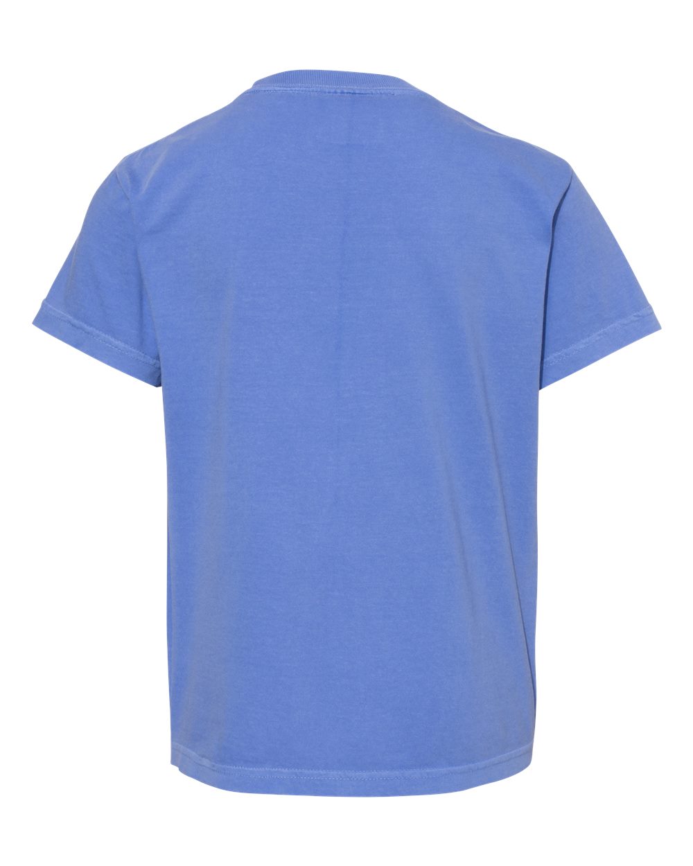 Comfort Colors 9018 - Youth Garment-Dyed Heavyweight T-Shirt - Flo Blue - Back