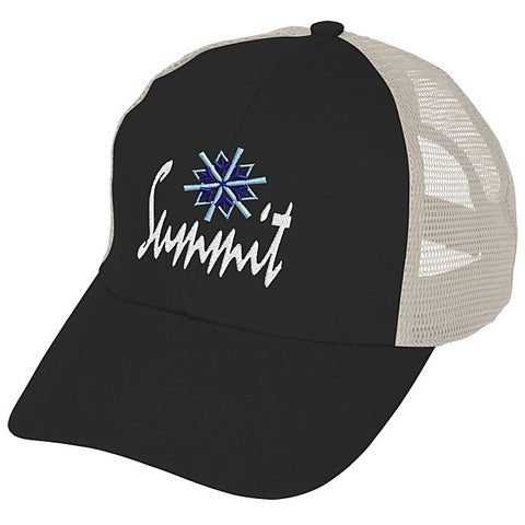 Mesh Back Cap - 24 hr - Black / Light Khaki