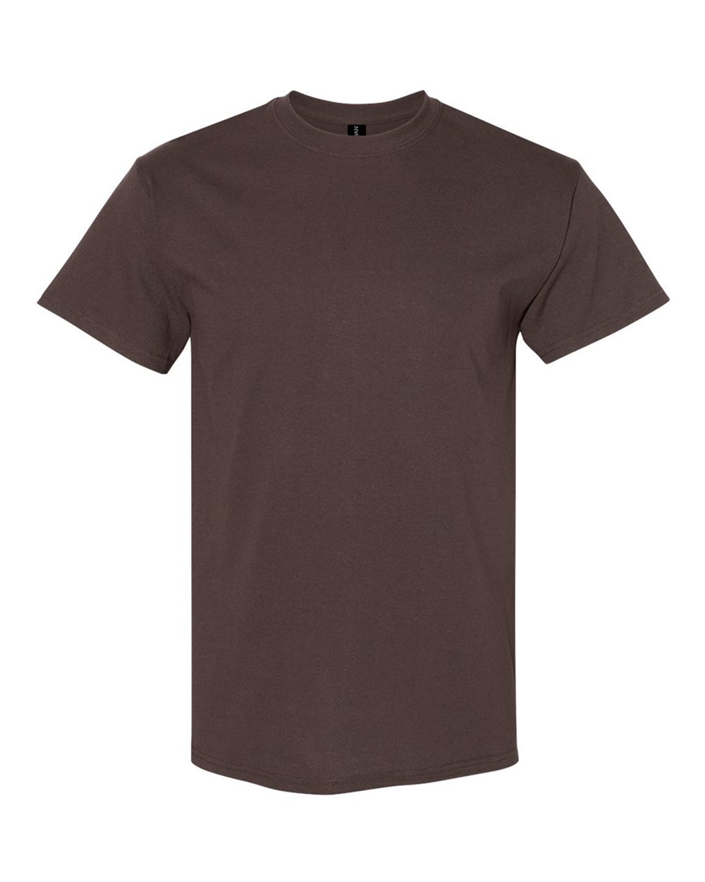 Gildan 5000 - Unisex Heavy Cotton™ T-Shirt - Dark Chocolate - Front