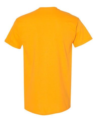 Gildan 5000 - Unisex Heavy Cotton™ T-Shirt - Gold - Back