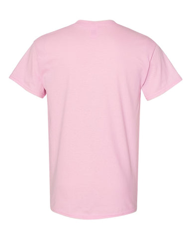 Gildan 5000 - Unisex Heavy Cotton™ T-Shirt - Light Pink - Back