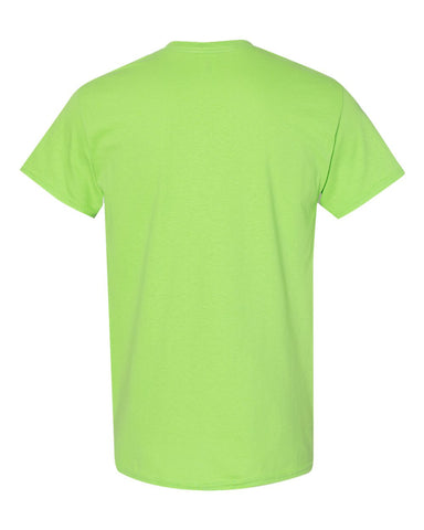 Gildan 5000 - Unisex Heavy Cotton™ T-Shirt - Lime - Back