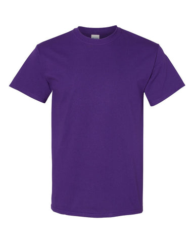 Gildan 5000 - Unisex Heavy Cotton™ T-Shirt - Purple - Front