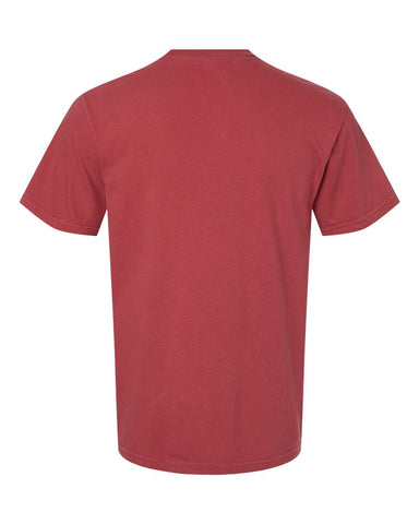 Comfort Colors 1717 - Unisex Garment-Dyed Heavyweight T-Shirt - Chili - Back