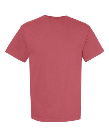 Comfort Colors 1717 - Unisex Garment-Dyed Heavyweight T-Shirt - Crimson - Front