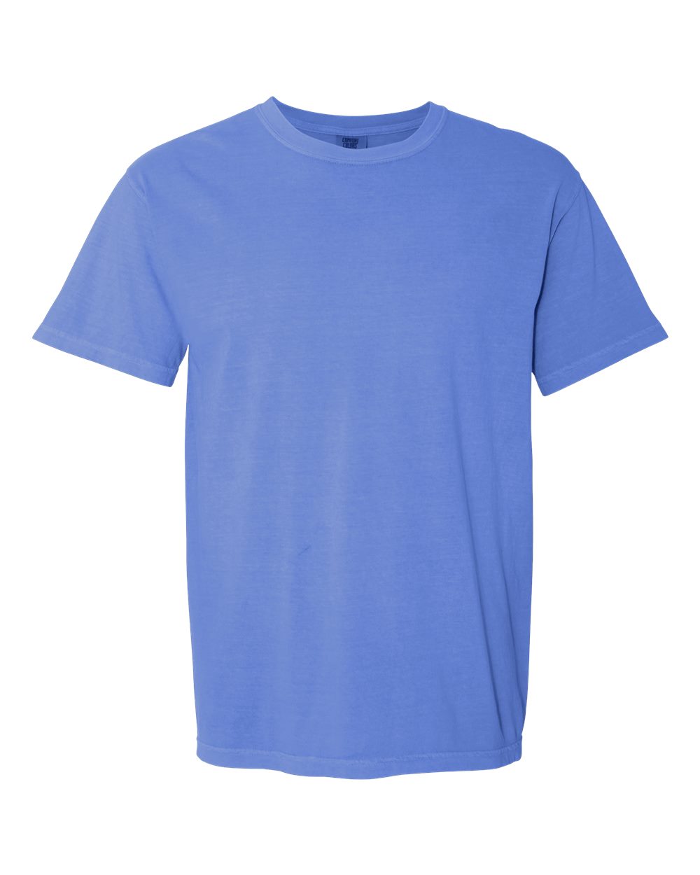Comfort Colors 1717 - Unisex Garment-Dyed Heavyweight T-Shirt - Flo Blue - Front