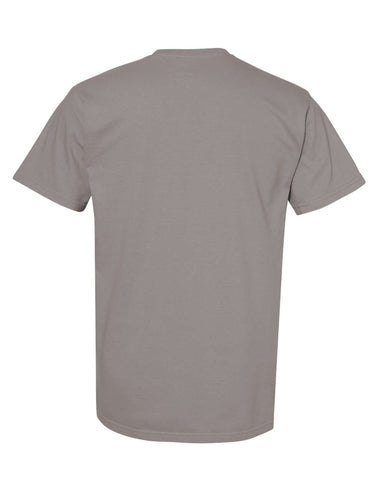 Comfort Colors 1717 - Unisex Garment-Dyed Heavyweight T-Shirt - Grey - Back