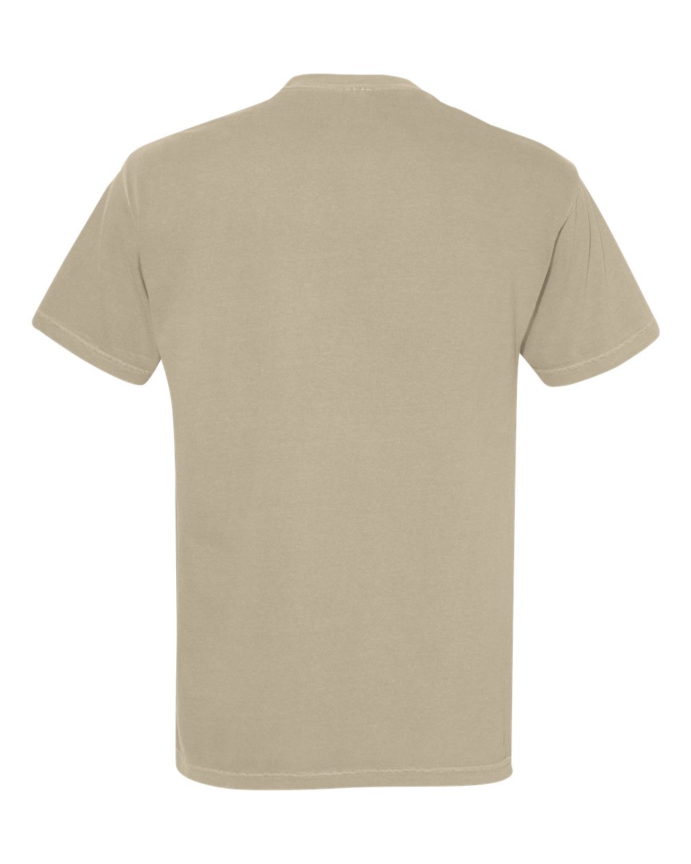 Comfort Colors 1717 - Unisex Garment-Dyed Heavyweight T-Shirt - Khaki - Back