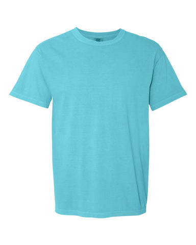 Comfort Colors 1717 - Unisex Garment-Dyed Heavyweight T-Shirt - Lagoon - Front