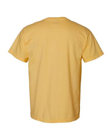 Comfort Colors 1717 - Unisex Garment-Dyed Heavyweight T-Shirt - Mustard - Back