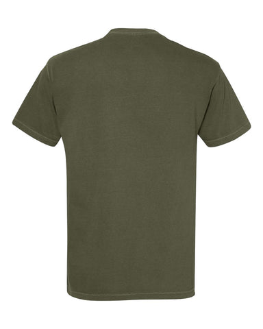 Comfort Colors 1717 - Unisex Garment-Dyed Heavyweight T-Shirt - Sage - Back