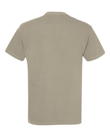 Comfort Colors 1717 - Unisex Garment-Dyed Heavyweight T-Shirt - Sandstone - Back