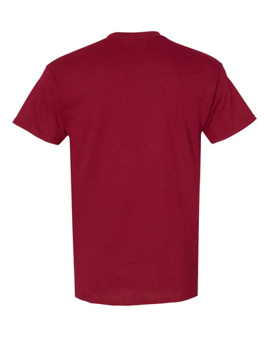 Gildan 5000 - Unisex Heavy Cotton™ T-Shirt - Garnet - Back