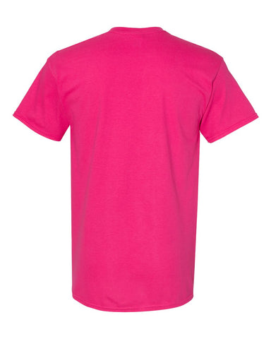Gildan 5000 - Unisex Heavy Cotton™ T-Shirt - Heliconia - Back