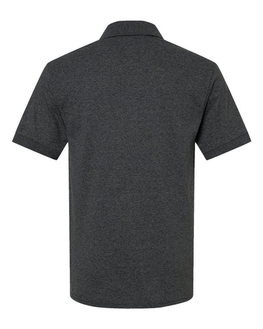 Gildan 8800 - Unisex DryBlend® Jersey Polo - Dark Heather - Back