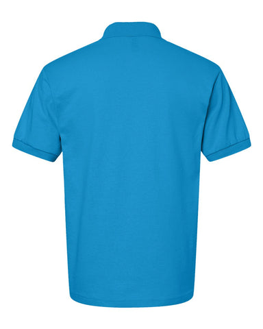 Gildan 8800 - Unisex DryBlend® Jersey Polo - Sapphire - Back