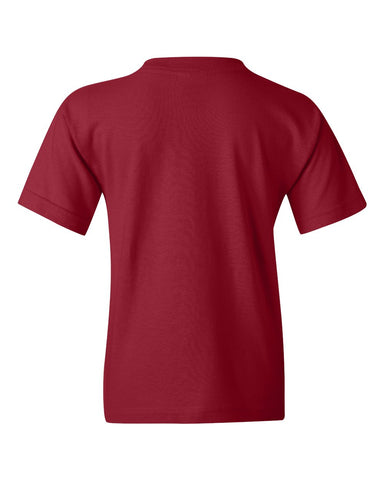 Gildan 5000B - Youth Heavy Cotton™ T-Shirt - Garnet - Back