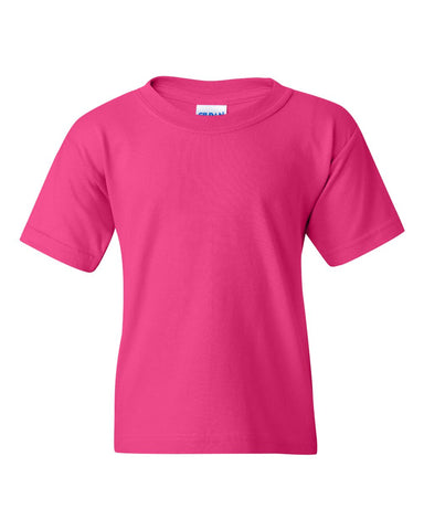 Gildan 5000B - Youth Heavy Cotton™ T-Shirt - Heliconia - Front