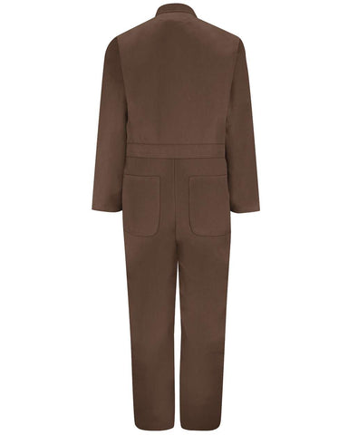 Red Kap CT10 - Men's Twill Action Back Coverall - Brown