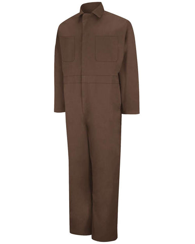 Red Kap CT10 - Men's Twill Action Back Coverall - Brown