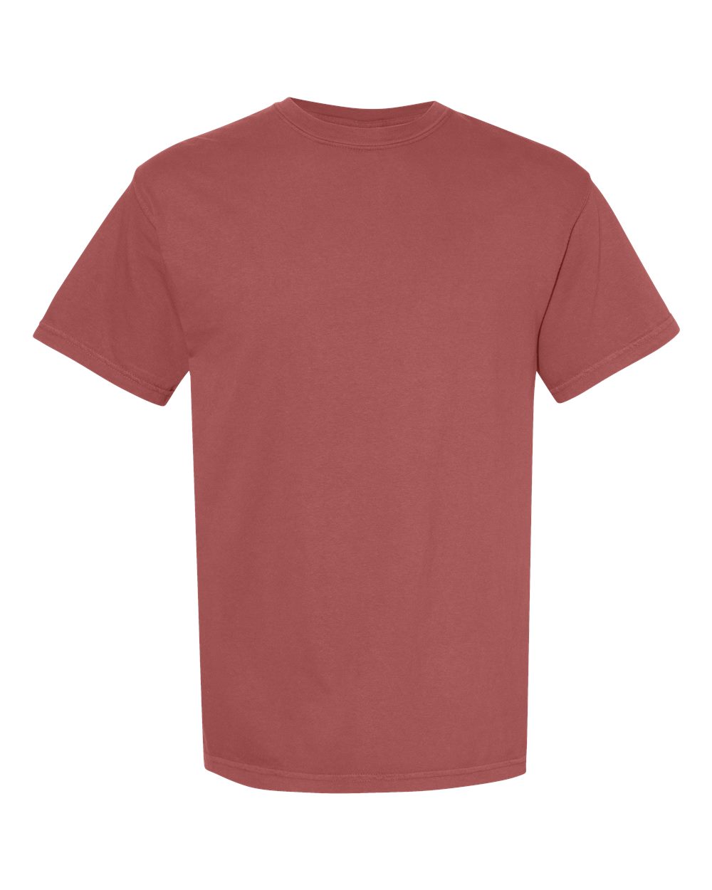 Comfort Colors 1717 - Unisex Garment-Dyed Heavyweight T-Shirt - Brick - Front