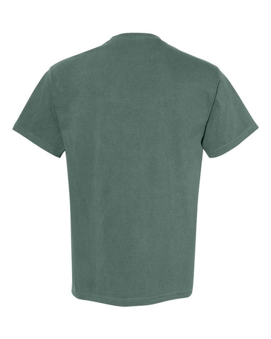 Comfort Colors 1717 - Unisex Garment-Dyed Heavyweight T-Shirt - Blue Spruce - Back