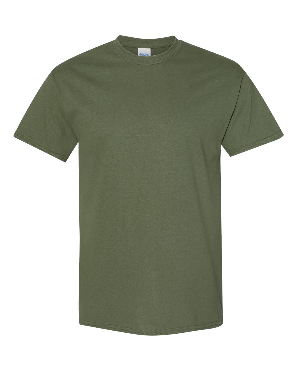 Gildan 5000B - Youth Heavy Cotton™ T-Shirt - Military Green - Front