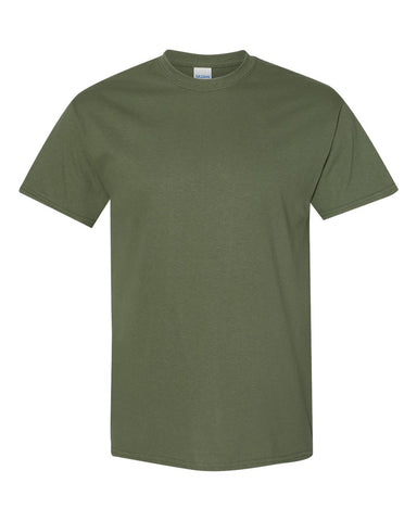 Gildan 5000B - Youth Heavy Cotton™ T-Shirt - Military Green - Front