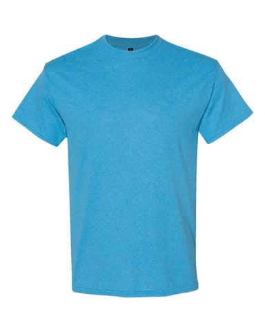 Gildan 5000 - Unisex Heavy Cotton™ T-Shirt - Heather Sapphire - Front