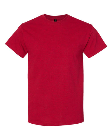 Gildan 5000 - Unisex Heavy Cotton™ T-Shirt - Antique Cherry Red - Front